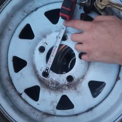Trailer Rims $70/Bestoffer For All Three Or Trade