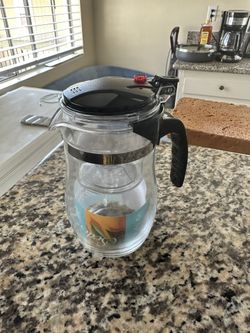 glass teapot