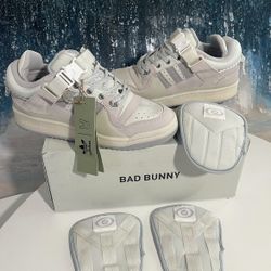 adidas gazelle silver green womens Adidas x Bad Bunny Campus Shoes main image 0