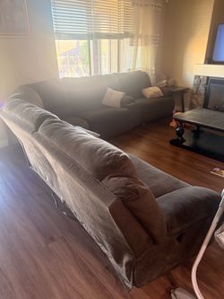 Power reclining sectional sofa