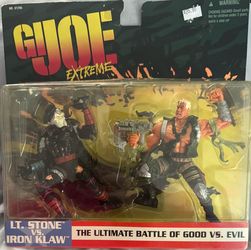 GI JOE extreme Lt. Stone vs Iron Klaw the ultimate battle of good vs. evil