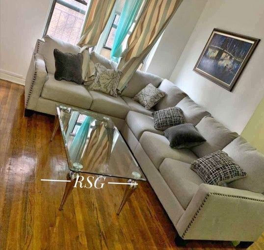 Ashley Furniture Hallenberg 3 Piece Sectional 💚$39 Down Payment with Financing No Needed Credit Check