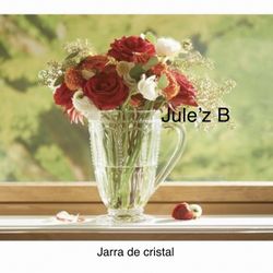 Princess House. Jarra De Cristal Nueva En Su Caja 