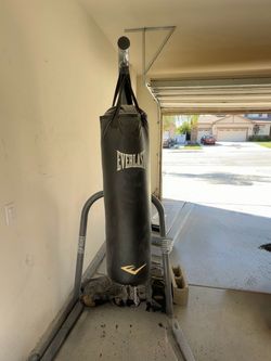 100 LB EVERLAST PUNCHING BAG + STAND