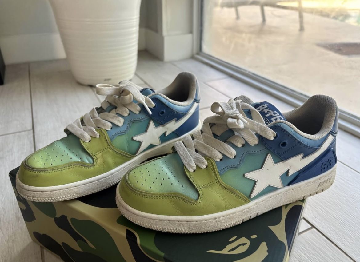 A Bathing Ape BAPE Sk8-Sta “Blue Gradient”