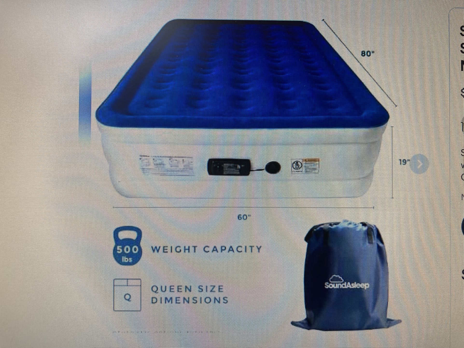 Sound asleep Dream Series Luxury Air Mattress