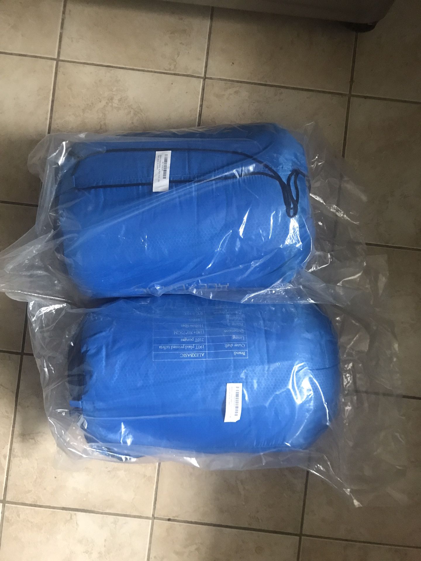 2 Brand New Sleeping Bags