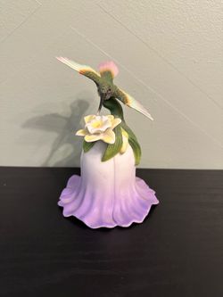 Vintage Avon 2000 Hunningbird Porcelain Bell - Fine Collectibles