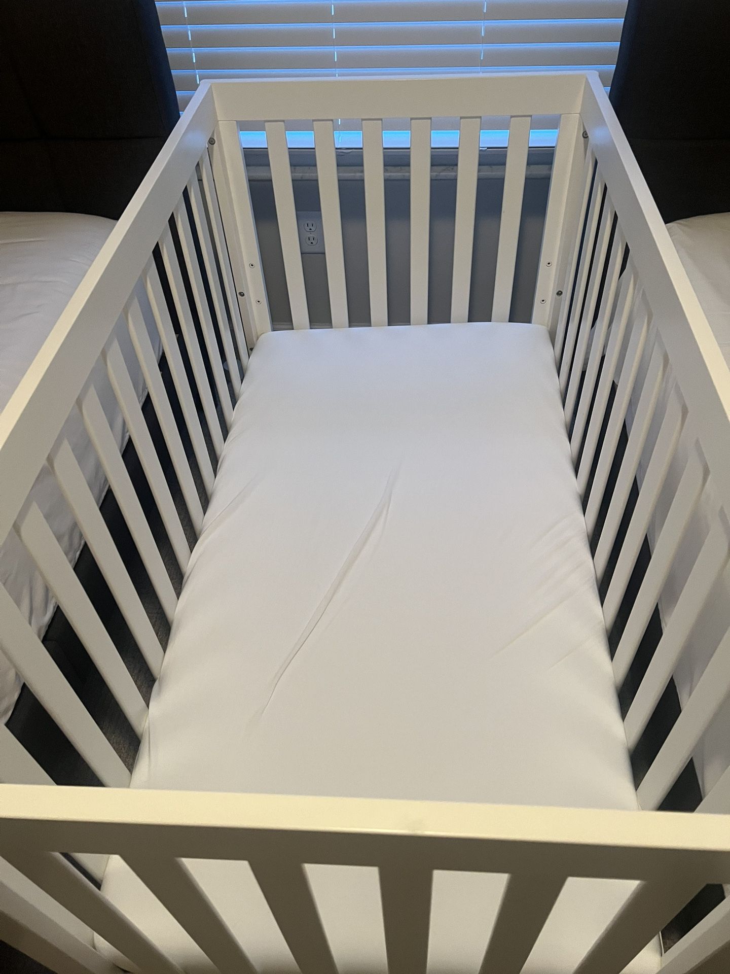 White Baby Crib