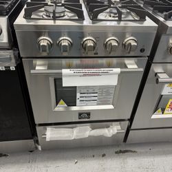 FORNO 24” Gas Slide In Range / 2 Years Warranty 