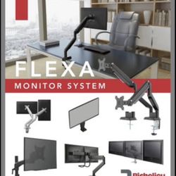 Richelieu 500FP2330 Flexa Pro Heavy-Duty Spring-Action Monitor Arm
