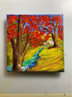 4x4” original painting $25