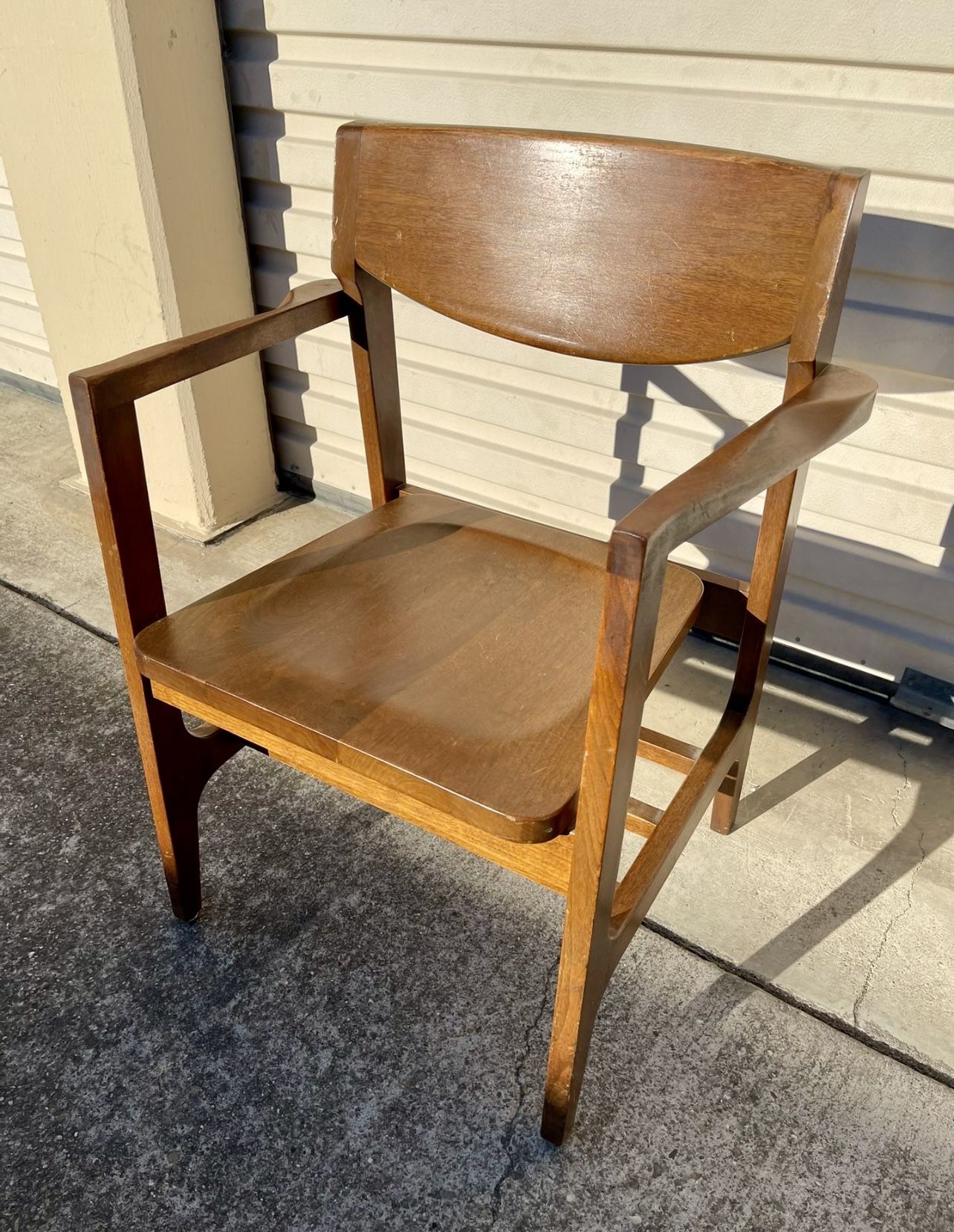 Mid Century All Real Wood Guest Chair