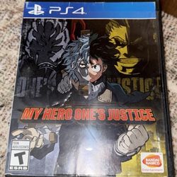 My Hero One's Justice - Sony PlayStation 4 PS4 - No Manual