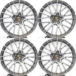 21" Staggered Porsche Cayenne Panamera Wheels Rims Set of 4 21x9.5 21x11 5x130