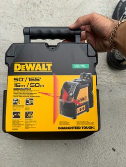 DEWALT Line Laser, Self-Leveling, Cross Line, Red Beam (DW088K)