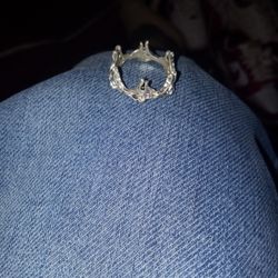 Silver Gold Full Crusted DIAMOND 💍 Ring 