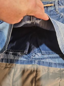 Light Wash Denim Jeans skirt