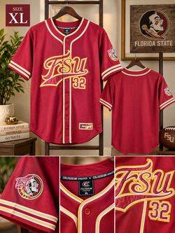 FSU Florida State Baseball Jersey - Mens XL - Colosseum - #32 - Like New