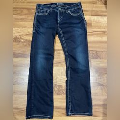 Silver Berkley Jean- Hemmed