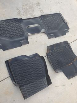 23-24 Ford Expedition OEM Rubber Floor Mats 