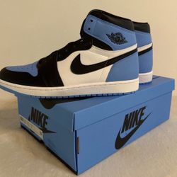 Size 13 Jordan 1 Retro High University Blue UNC Toe