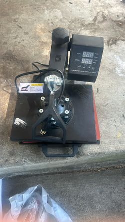 5 In One Dual Display Heat Press Machine