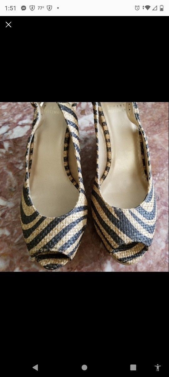 Stuart Weitzman High Wedge Shoes 