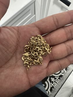 Solid Gold 14k Cuban Link Chain