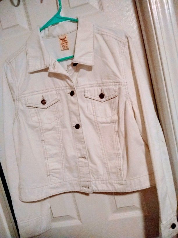 White Denim Jacket