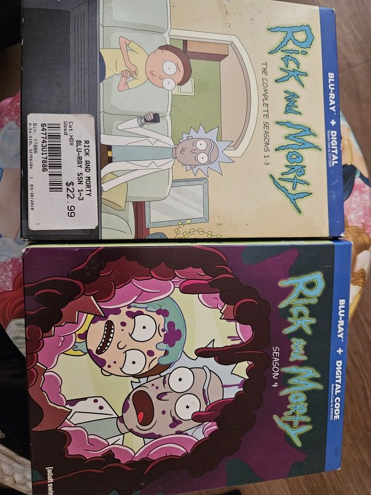 Rick And Morty Season 1-4 Bluray