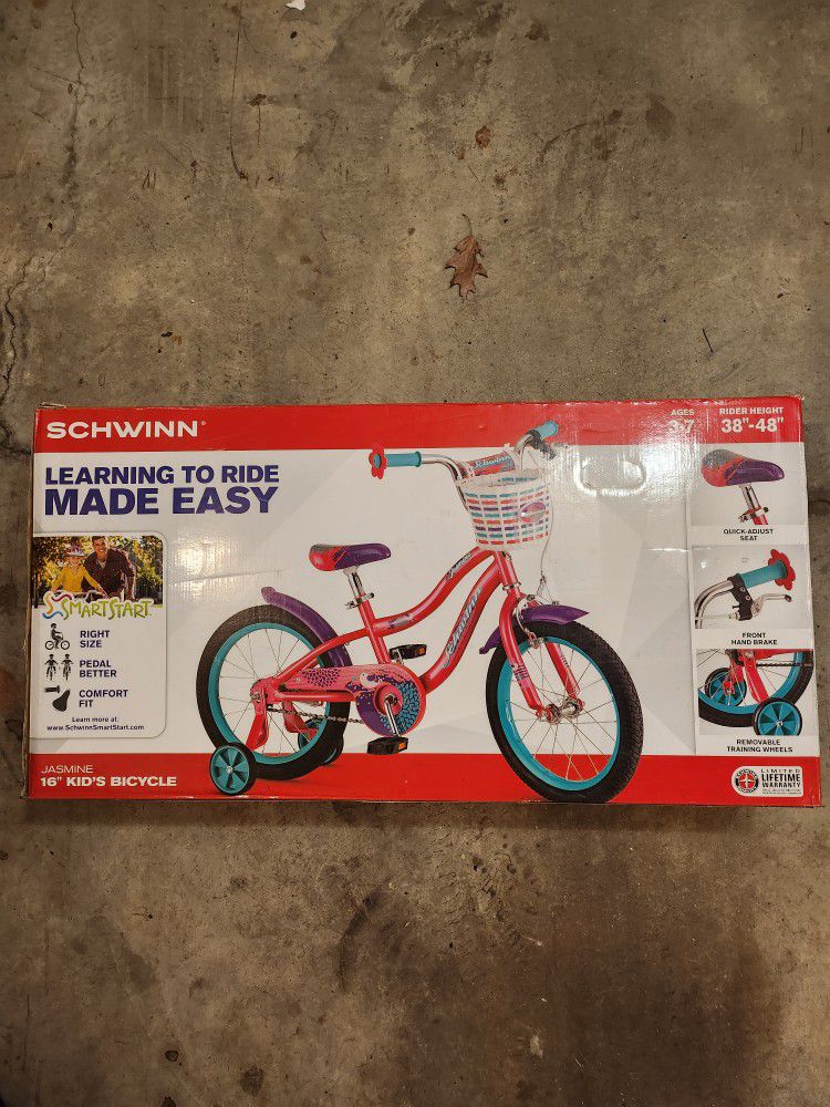 Schwinn Jasmine Kids Bike with Training Wheels


