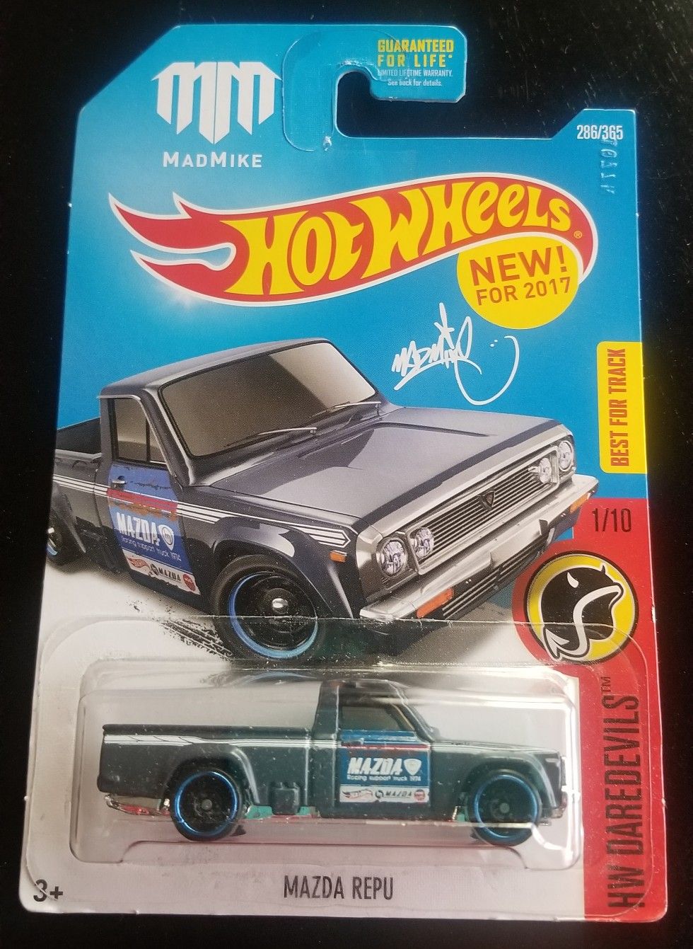 New Hot Wheels Mad Mike Mazda Repu pickup Truck
