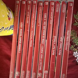  Nintendo switch Games - CASES ONLY