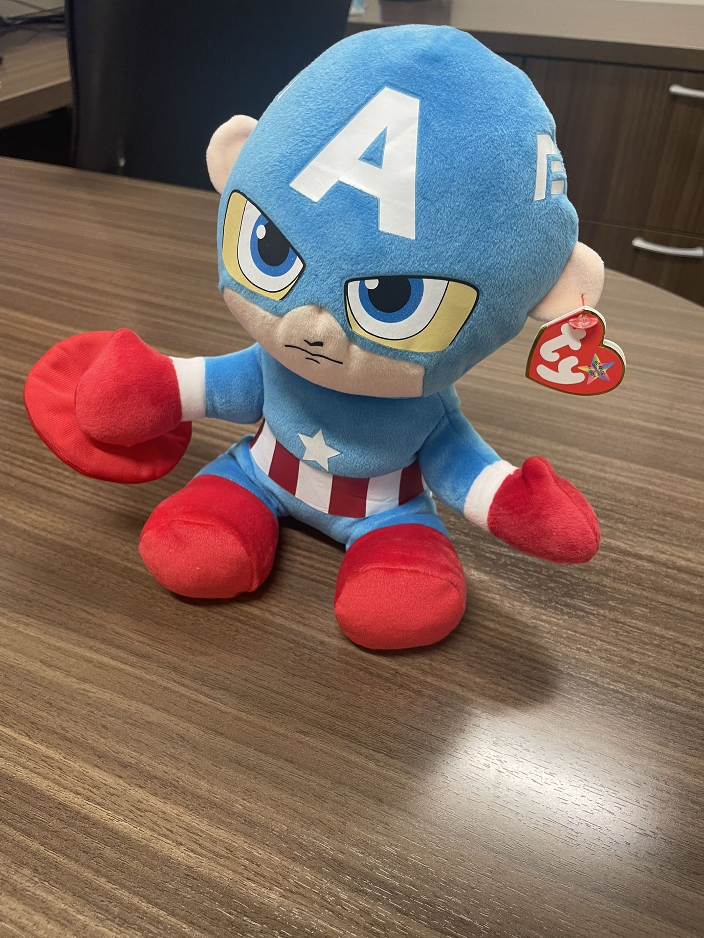 Captain America Beanie Baby TY