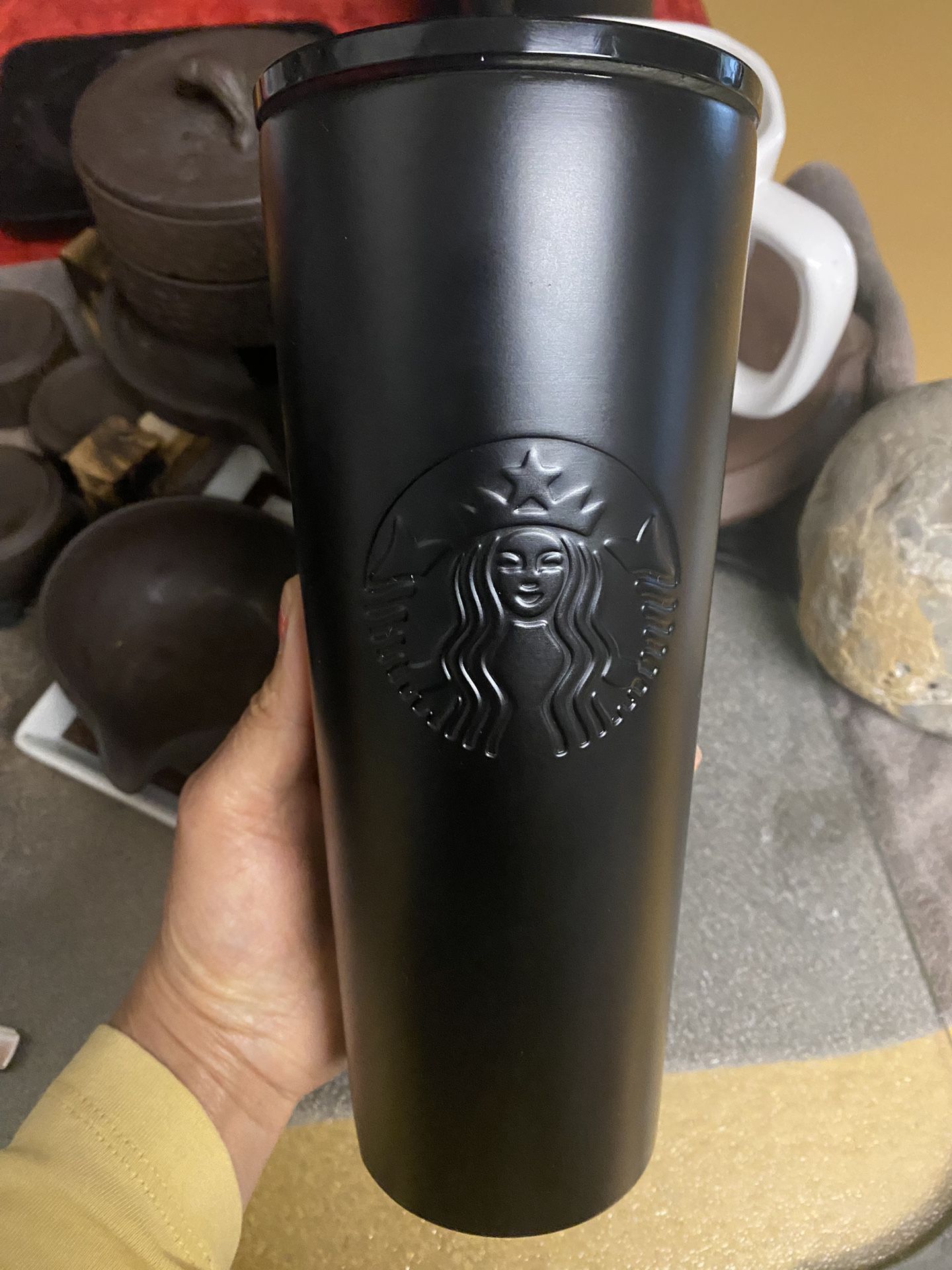 Starbucks Travel Mug Matte Black Phinney for Sale in Escondido