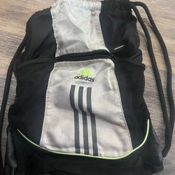 Adidas Jaw string Bag Black And White 