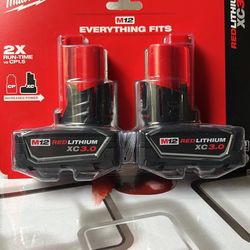 M12 RED LITHIUM XC 3.0 Pack