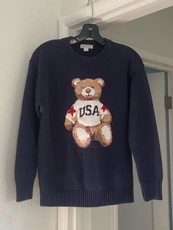 Mighty Fine USA Teddy Bear Knit Sweater