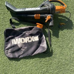 Worx Electric Leaf Blower with All Metal Mulching System