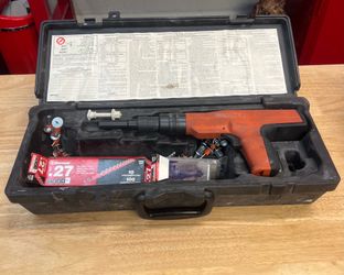 RAMSET Powder Actuated Gun: For 3 in Max. Pin Lg - with Washer, For 313/1000 in Pin Dia.