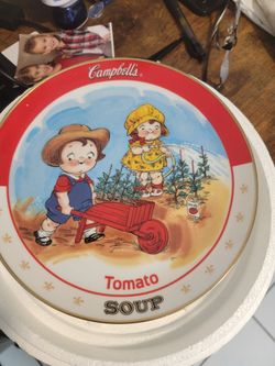  Campbell soup kids collector plate