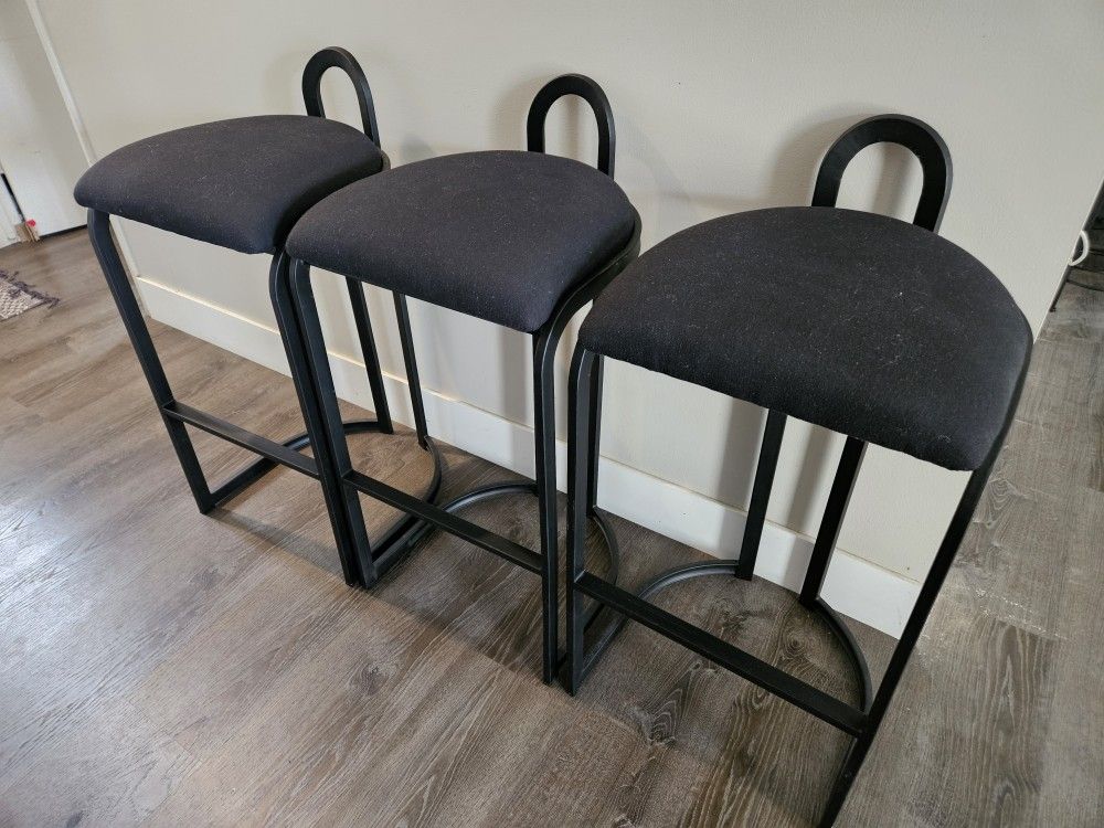 3 Designer  Stools,