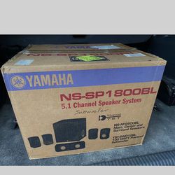 Yamaha Ns-sp-1800L 5.1 Channel Speaker New In Box 