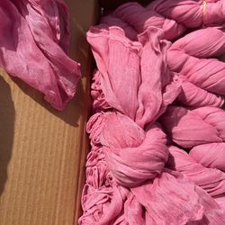 Pink napkins