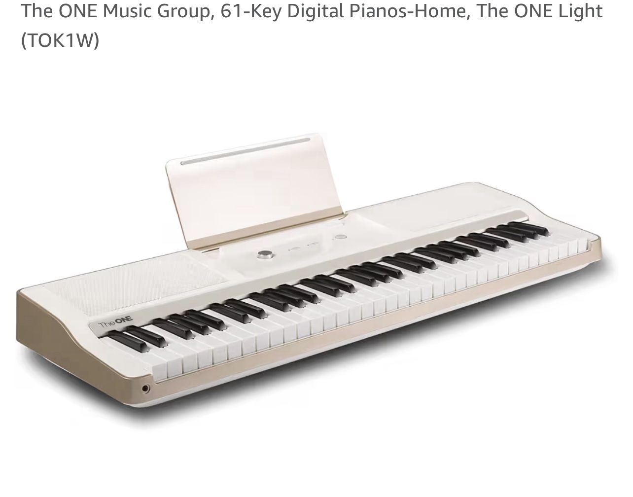 The ONE Music Group, 61-Key Digital Piano Keyboard Light Up Keys.
