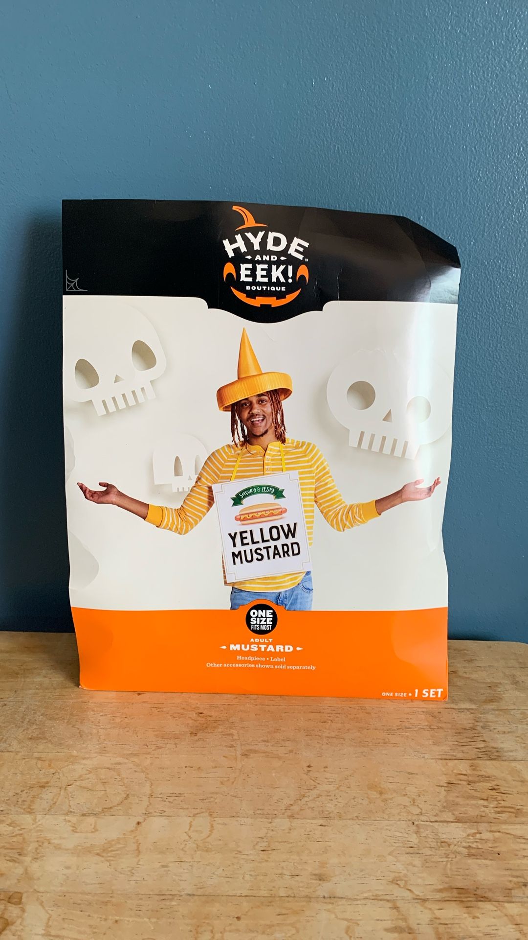 HALLOWEEN MUSTARD ADULT SIZE COSTUME