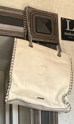 Aldo White Leather Handbag