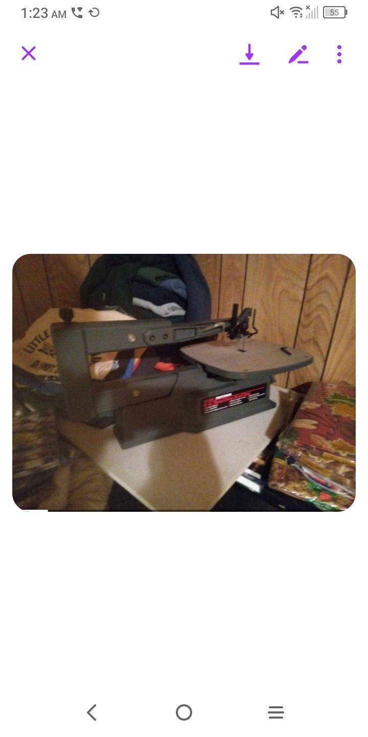 16 In Sears/Craftsman Scroll Saw 
