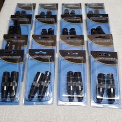 American DJ 3-pin XLR/DMX Connector Set (Price Is Per Pack)